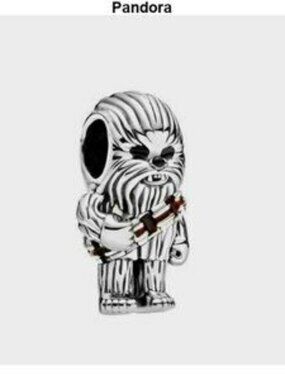New Pandora ??Star Wars Chewbacca silver charm for jewelry bracelet